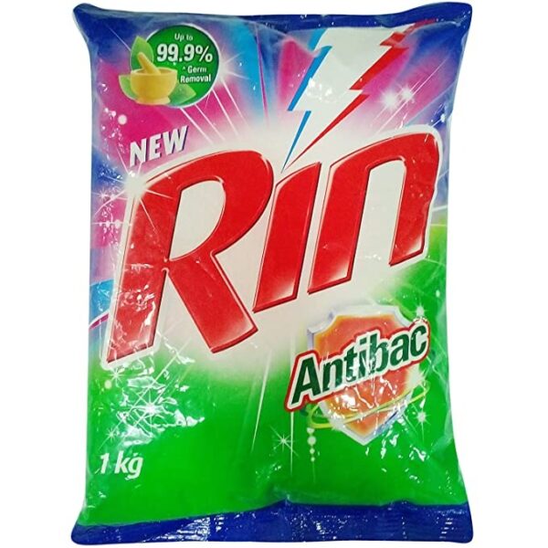 Rin Antibac Detergent Powder : 1 kg