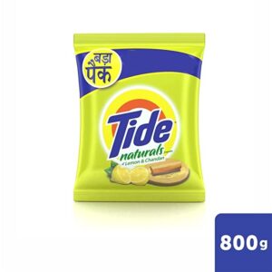 Tide Naturals Detergent Powder Lemon & Chandan : 800 gms