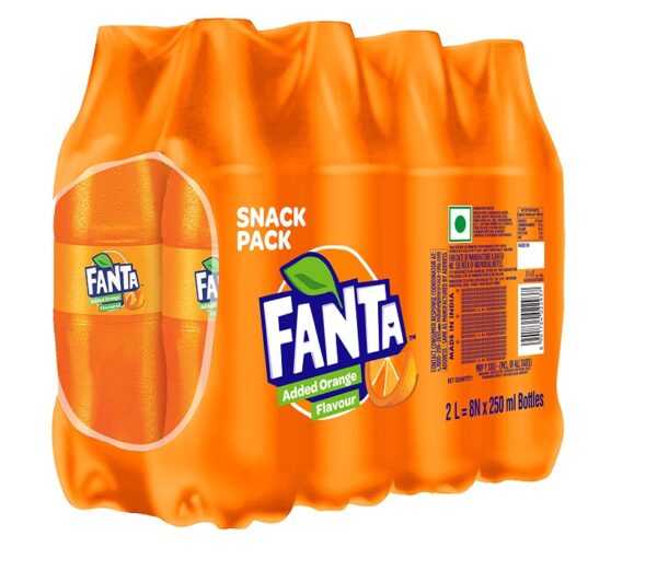 Fanta Orange Flavour : 8x250 ml