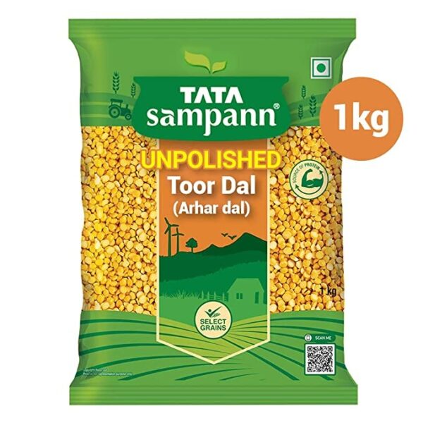 Tata Sampann Toor Dal ( కంది పప్పు ) : 1 kg