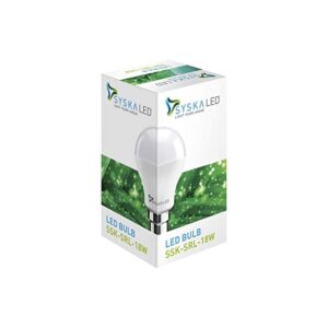 Syska LED Bulb B22 6500K : 18 W