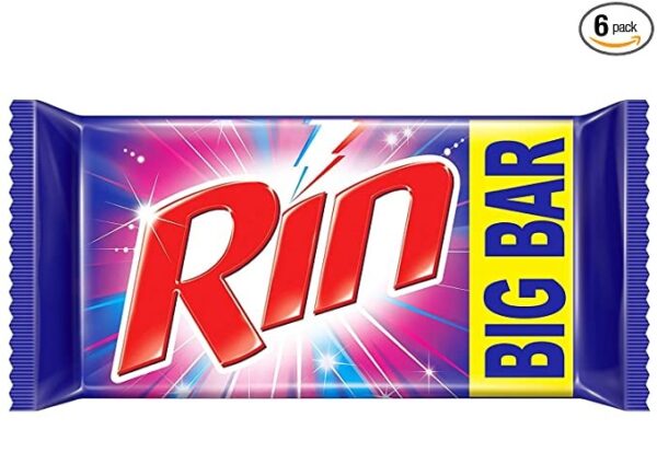 Rin Detergent Bar : 6x250 gms