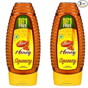 Dabur Honey Squeezy Pack : 400 gms (Buy 1 Get 1 Free)