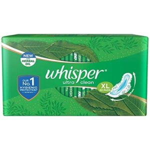 Whisper Ultra Clean XL Wings Pads : 30 U