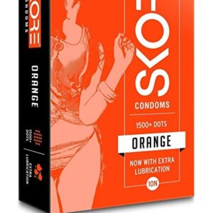Skore Orange Condoms : 10 Units
