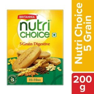 Britannia Nutri Choice 5 Grain Digestive Biscuits : 200 gms