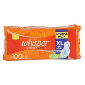 Whisper Choice Ultra XL Wings Pads : 20 U