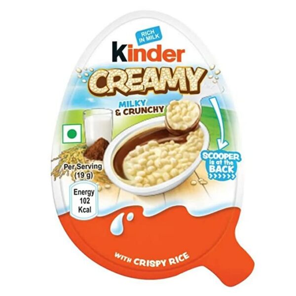 Kinder Creamy Milky & Crunchy : 19 gms