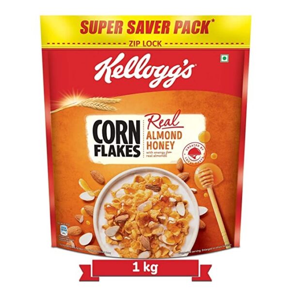 Kellogg's Corn Flakes with Real Almond & Honey : 1 kg