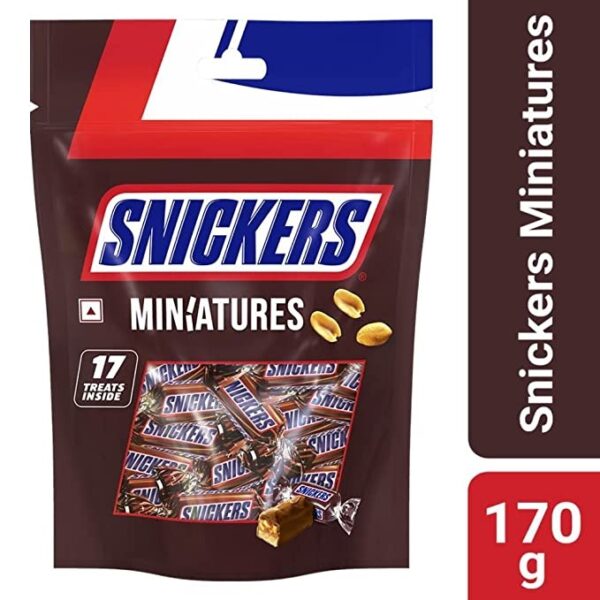 Snickers Miniatures Chocolate : 140 gms