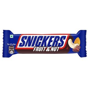 Snickers Fruit & Nut Chocolate : 45 gms