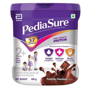 Pediasure Nutritional Powder - Premium Chocolate Flavour : 400gms