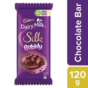 Cadbury Dairy Milk Silk Bubbly Chocolate : 120 gms