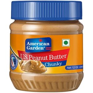 American Garden Peanut Butter Chunky : 340 gms