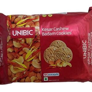 Unibic Kesar Cashew Badam Cookies : 200 gms