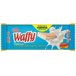 Dukes Waffy Vanilla Flavoured Wafer Biscuits : 60 gms
