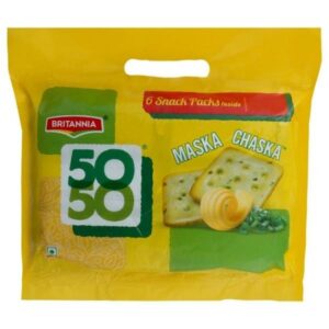 Britannia 50-50 Maska Chaska Biscuits : 300 gms