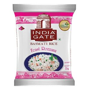 India Gate Basmati Rice - Feast Rozzana (à°¬à°¾à°¸à±à°®à°¤à°¿ à°¬à°¿à°¯à±à°¯à°‚) : 1 kg
