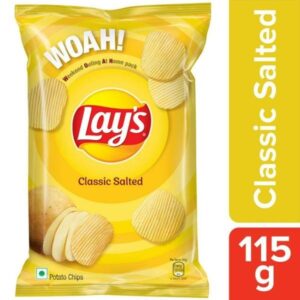 Lay's Classic Salted Potato Chips : 115 gms