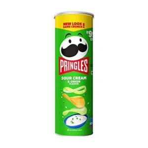 Pringles Potato Chips - Sour Cream & Onion : 107 gms