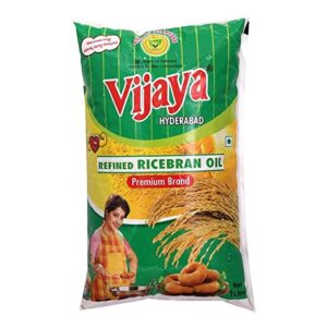 Vijaya Ricebran Oil : 1 Litre