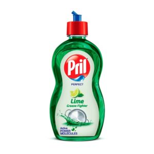 Pril Dishwash Liquid - Active 2X Lime, 225 ml
