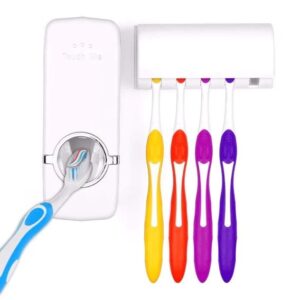 TOOTHPASTE DISPENSER & TOOTH BRUSH HOLDER