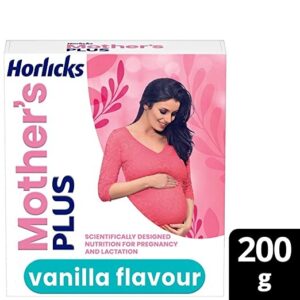Mother's Horlicks - Health & Nutrition drink (Vanilla flavor) 200gm Refill pack - No Added Sugar