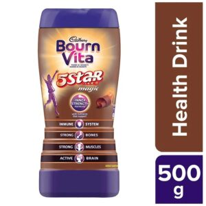 Bournvita Chocolate 5 Star Magic, 500 GMS Jar
