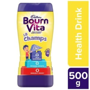 Bournvita Chocolate Lil Champs, 500 g Jar