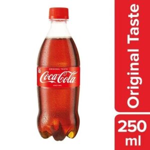 Coca Cola Soft Drink - Original Taste, 250 ml Bottle