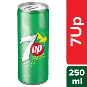 7 Up Soft Drink - Lemon, 250 ml Can