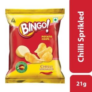 Bingo Original Style Chilli Sprinkled chips 21 gms