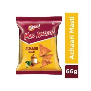Bingo Mad Angles â€“ Achaari Masti Chips Pe 66 G Pouch - 33 Gms