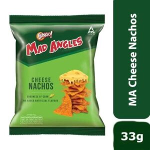Bingo Mad Angles Nacho Chips - Cheese, 33 g
