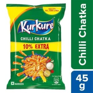 Kurkure Namkeen Chilli Chatka, 45 g