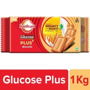 Sunfeast Glucose Plus Biscuits  1 kg Pouch