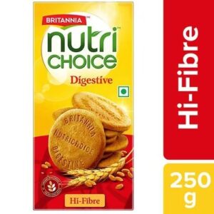 Britannia NutriChoice Digestive Hi-Fibre Biscuits 250 Gms