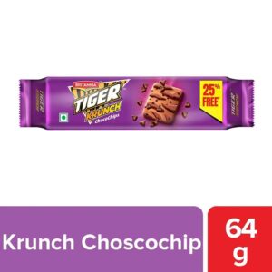 Britannia Tiger Krunch - Chocochip Biscuits 64 g