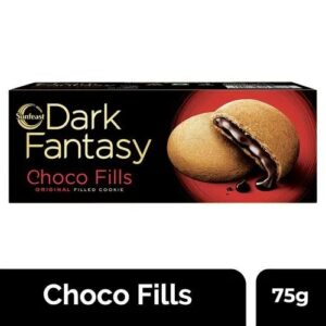 Sunfeast Dark Fantasy Choco Fills Cookies : 75 gms