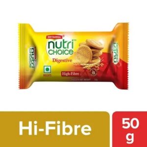 Britannia NutriChoice Digestive High Fibre Biscuits 50 g Pouch