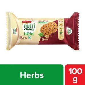 Britannia Nutrichoice Herbs Biscuits - 0% Maida 100 g