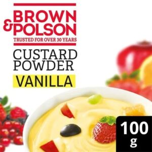 Brown & Polson Custard Powder - Vanilla flavour, 100 g Carton