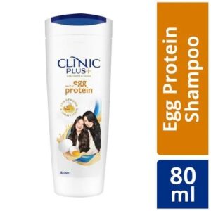 Clinic Plus Strength & Shine With Egg Protein Shampoo, 80 ml