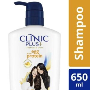 Clinic Plus Strength & Shine With Egg Protein Shampoo, 650 ml