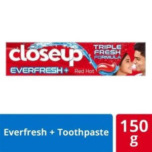 Close Up Everfresh+ Anti-Germ Gel Toothpaste - Red Hot, 150 g