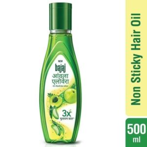 Bajaj Amla & Aloe Vera Non-Sticky Hair Oil 500 ml