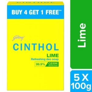Cinthol Lime Refreshing Deo Soap : 4x100 gms