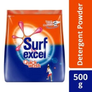 Surf Excel Quick Wash Detergent Powder, 65 g Pouch