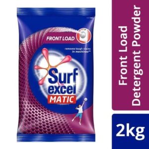 Surf Excel Matic Detergent Powder - Front Load, 2 kgs Pouch